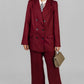 CONJUNTO SASTRE VINO ELEGANTE