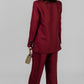 CONJUNTO SASTRE VINO ELEGANTE