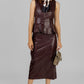 CONJUNTO PEPLUM TIPO PIEL