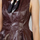 CONJUNTO PEPLUM TIPO PIEL