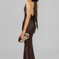 VESTIDO LARGO PLISADO HALTER