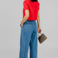 BLUSA ROJA CORTA