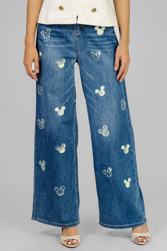 PANTALON JEAN WIDE LEG