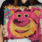 PLAYERA NEGRA ESTAMPADA OVERSIZE