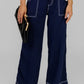 PANTALON AZUL CON PESPUNTES