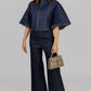 CONJUNTO DENIM CIERRE FRONTAL
