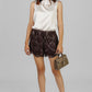 SHORT CHOCOLATE CON LENTEJUELAS