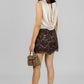 SHORT CHOCOLATE CON LENTEJUELAS