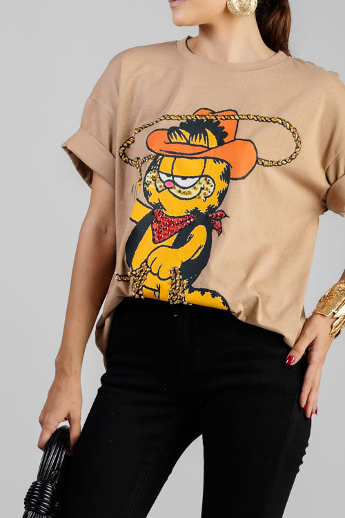 PLAYERA GATITO VAQUERO