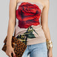 BLUSA STRAPLESS FLOR