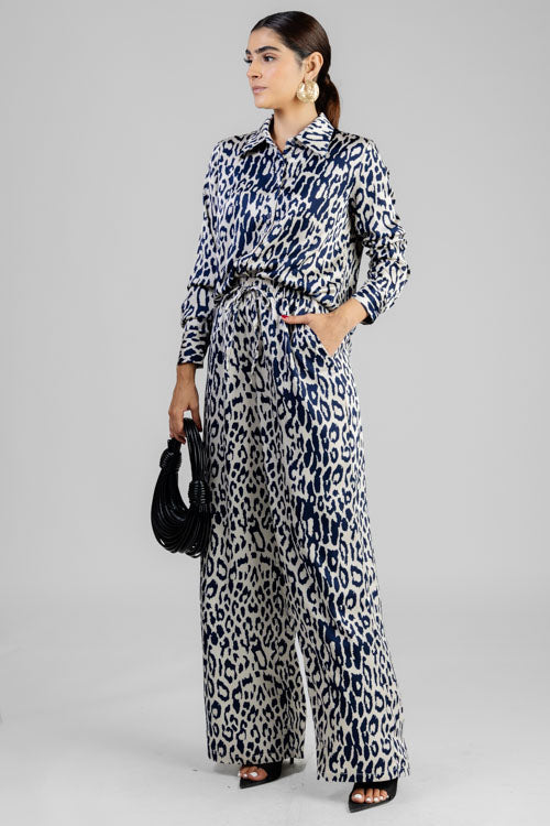 CONJUNTO ANIMAL PRINT AZUL