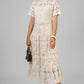 VESTIDO BEIGE GUIPUR