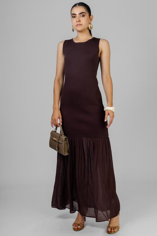 VESTIDO CHOCOLATE BOHO
