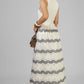 VESTIDO FALDON ORGANZA BORDADA