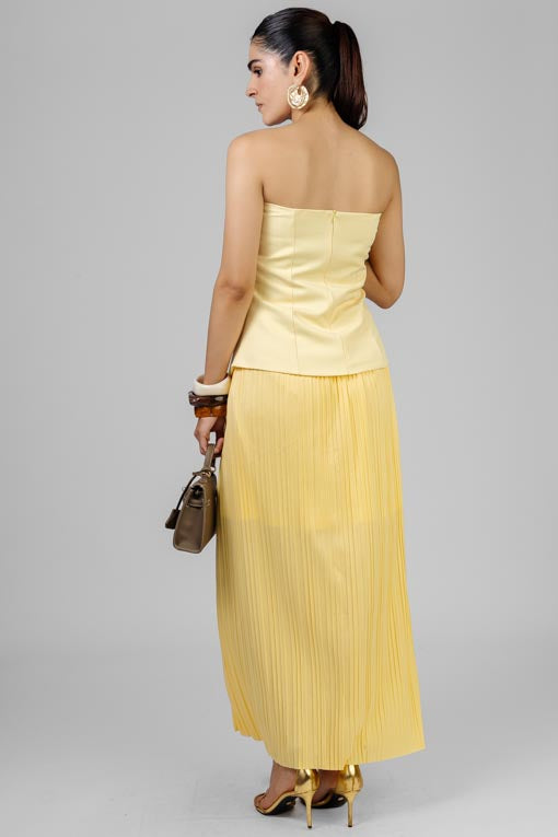 CONJUNTO FALDA PLISADO