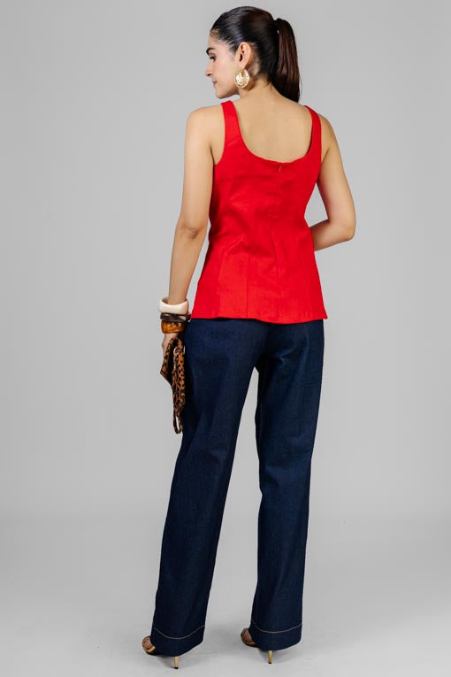 BLUSA BOTONES DE MAR