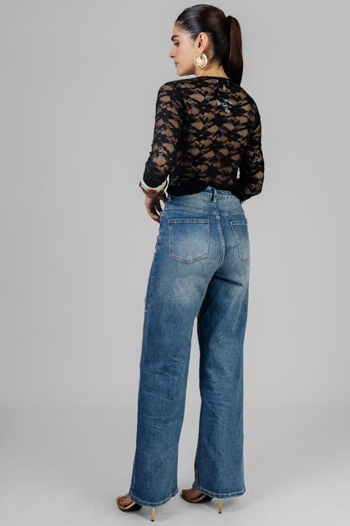 BLUSA ENCAJE