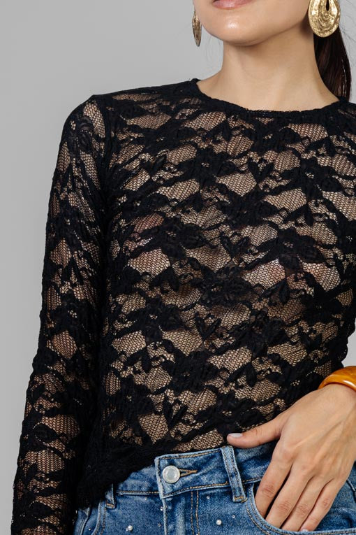 BLUSA ENCAJE
