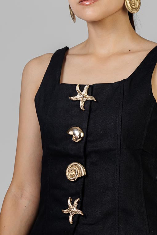 BLUSA BOTONES DE MAR