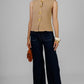 BLUSA TEJIDO BOTONES DORADO