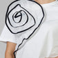 PLAYERA FLOR BIES NEGRO
