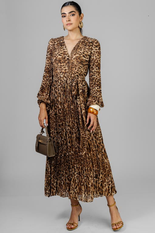 VESTIDO PLISADO PRINT