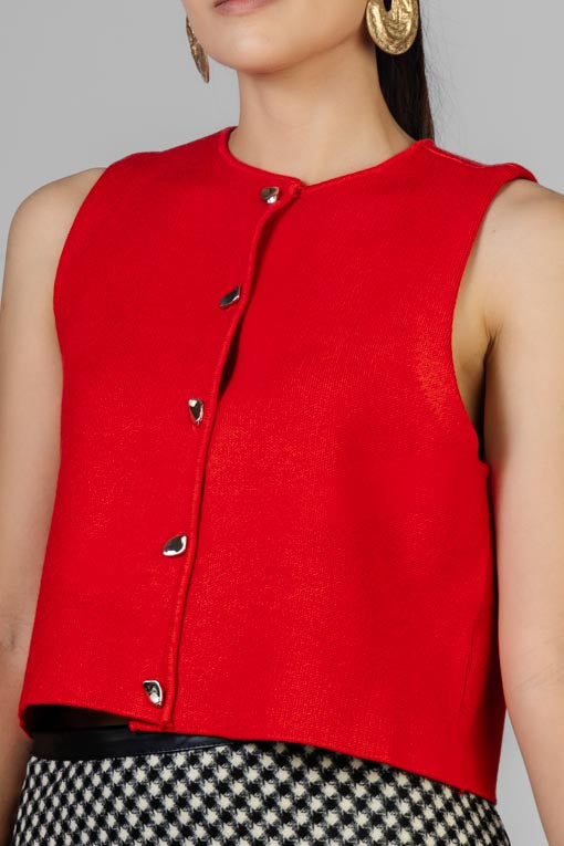 BLUSA TEJIDO BOTONES