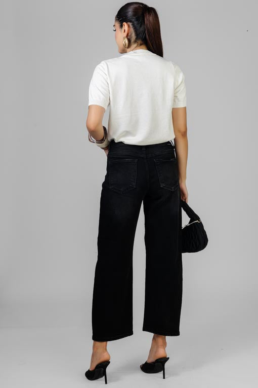 BLUSA MOÑITOS NEGRO