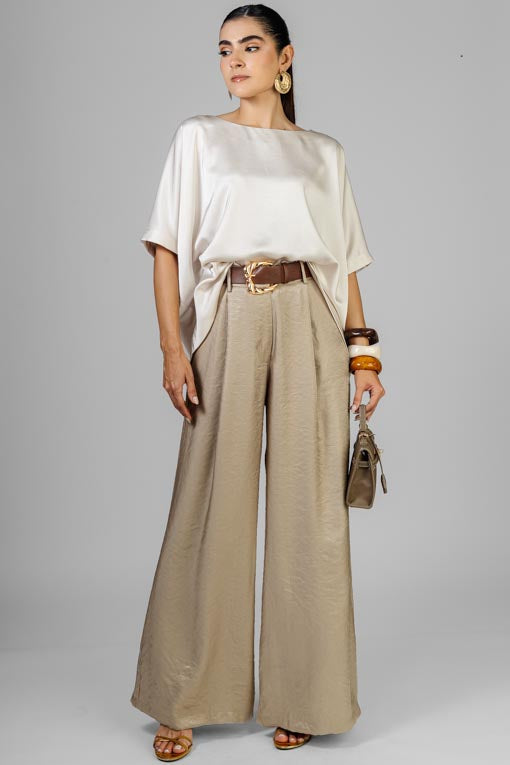 PANTALON SATINADO CINTO