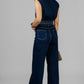 CONJUNTO DENIM CHALECO CORTO