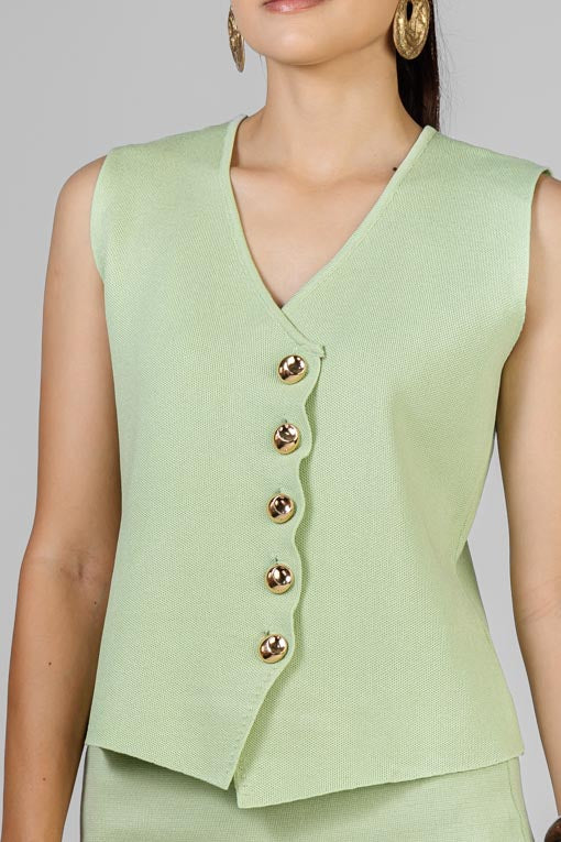 CONJUNTO TEJIDO FALDA PLISES