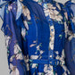 VESTIDO AZUL MIDI FLORAL