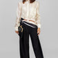 BLUSA TRANSPARENCIA SATINADA