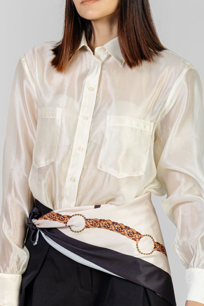 BLUSA TRANSPARENCIA SATINADA