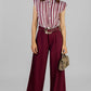 PALAZZO STRIPES VINO