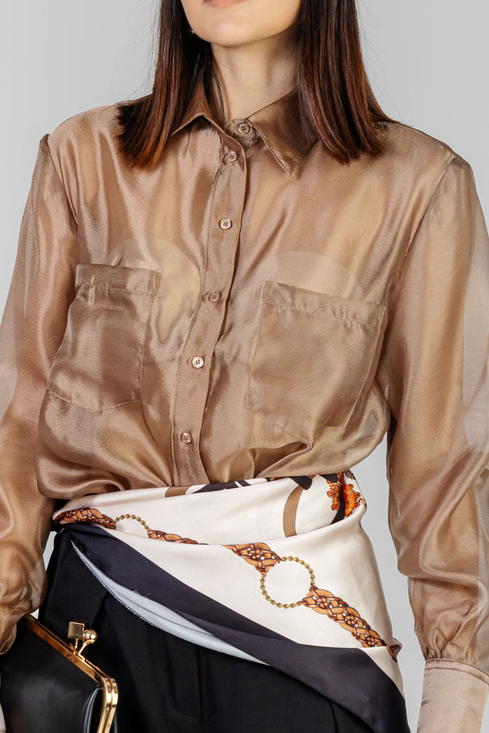 BLUSA TRANSPARENCIA SATINADA