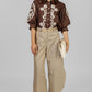 PANTALON BEIGE ACAMPANADO