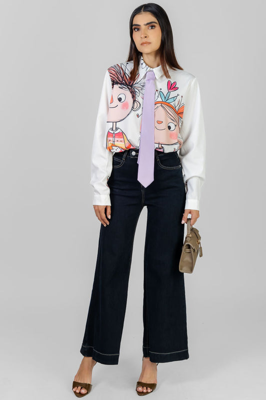 BLUSA ESTAMPADO ILUSTRATIVO