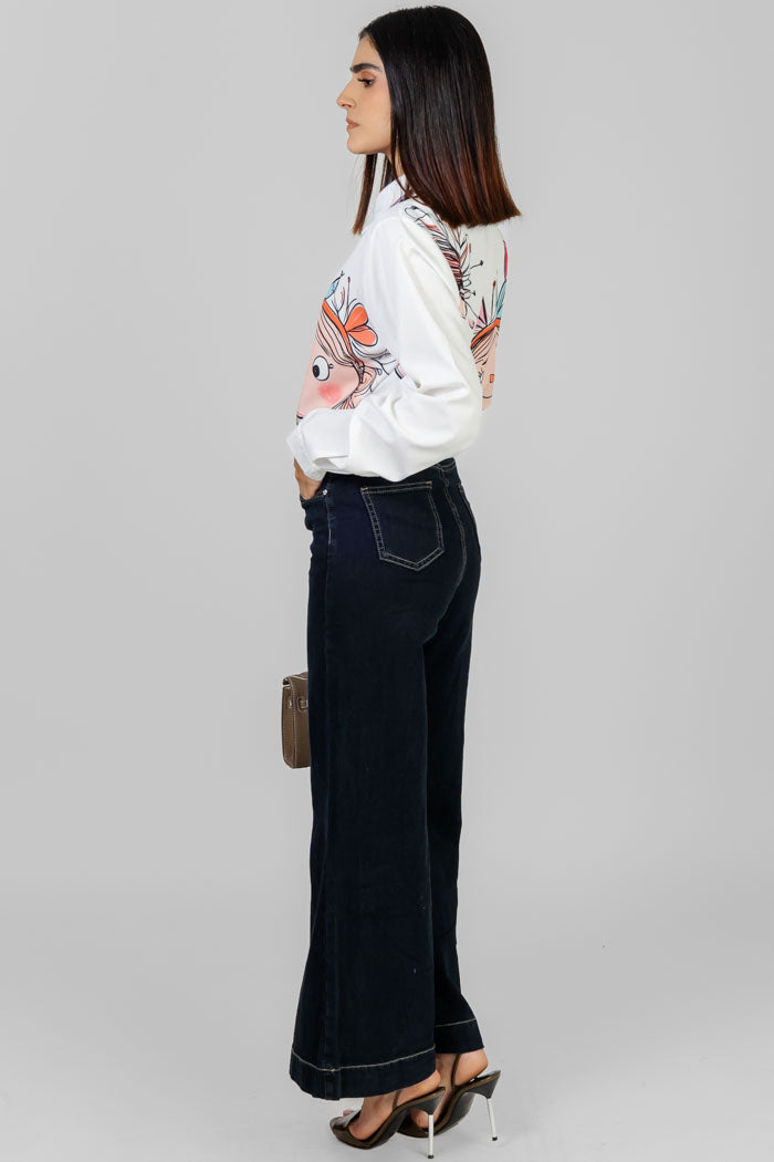 BLUSA ESTAMPADO ILUSTRATIVO