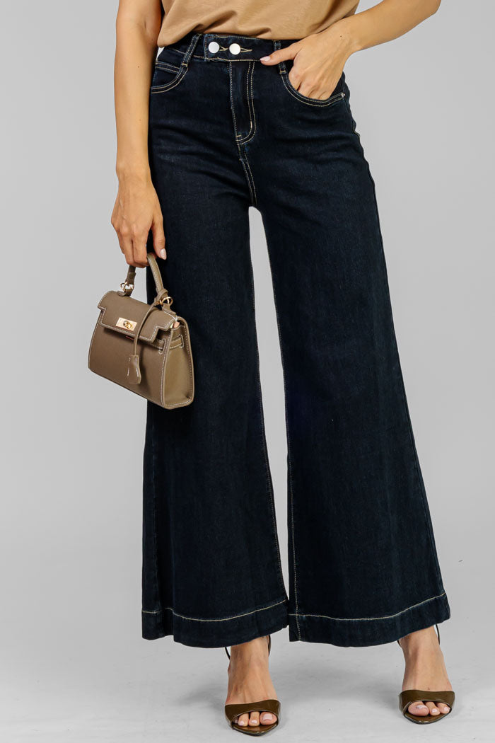 PANTALON WIDE LEG DENIM