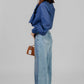 BLUSA AZUL LAZO