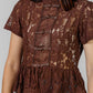 BLUSA ENCAJE CUELLO MAO