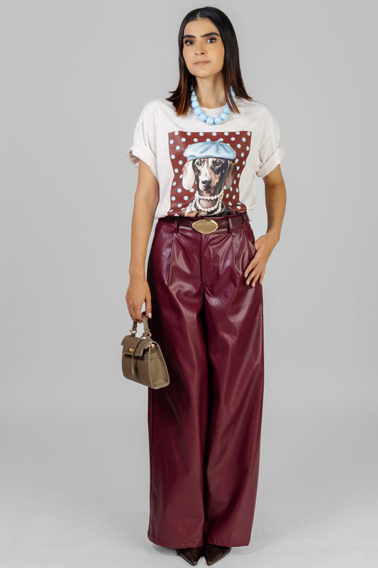 BLUSA ESTAMPADA DOGGIE BOINA