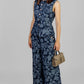 CONJUNTO FLORAL AZUL
