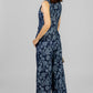 CONJUNTO FLORAL AZUL