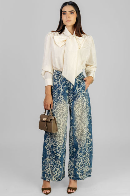PANTALON ANCHO ESTAMPADO