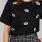 BLUSA NEGRA CON PEDRERÍA