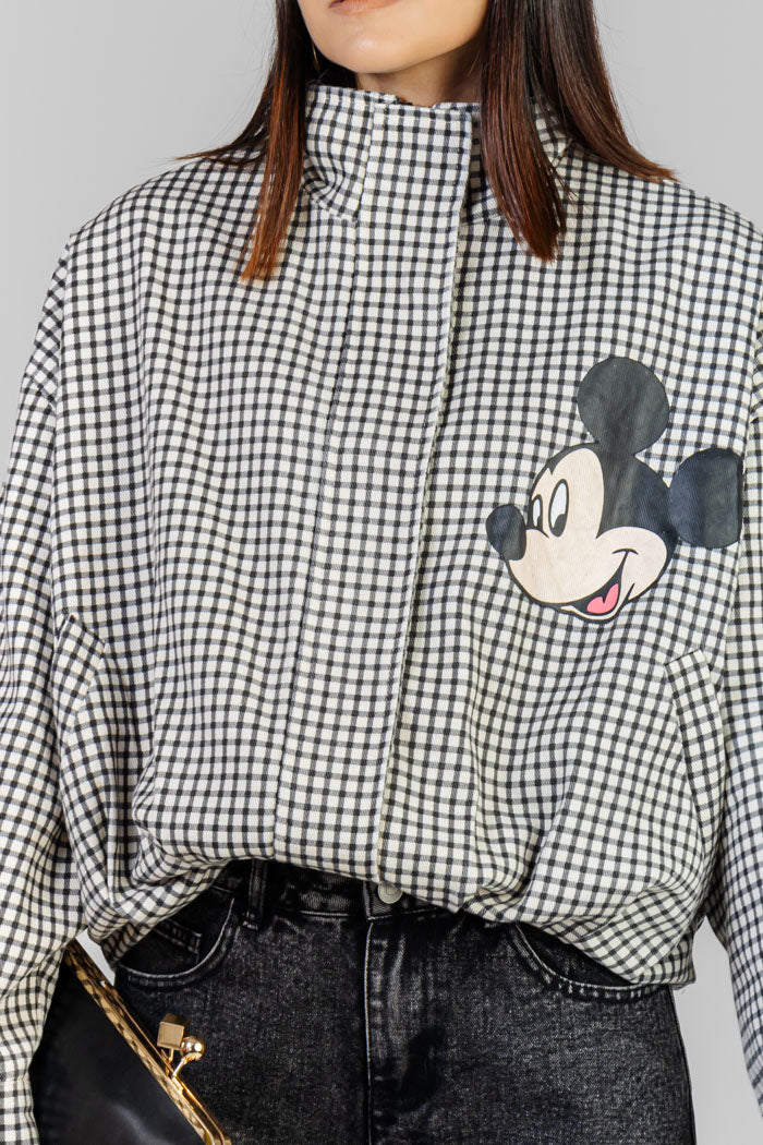 CHAQUETA ESTAMPADA CUADROS MOUSE