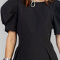 BLUSA  MANGA ABULLONADA