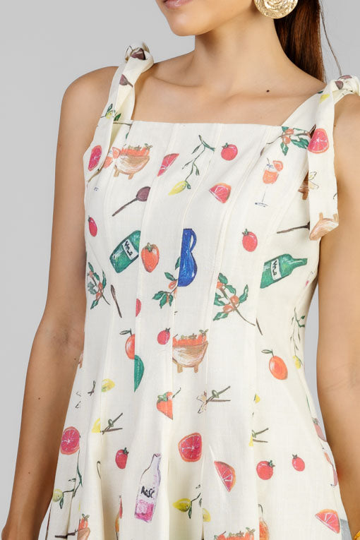 VESTIDO LINO FRUTAS